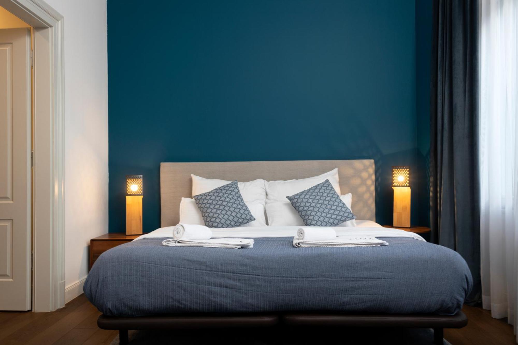 Zoya Luxury Residence ブダペスト エクステリア 写真 A bedroom