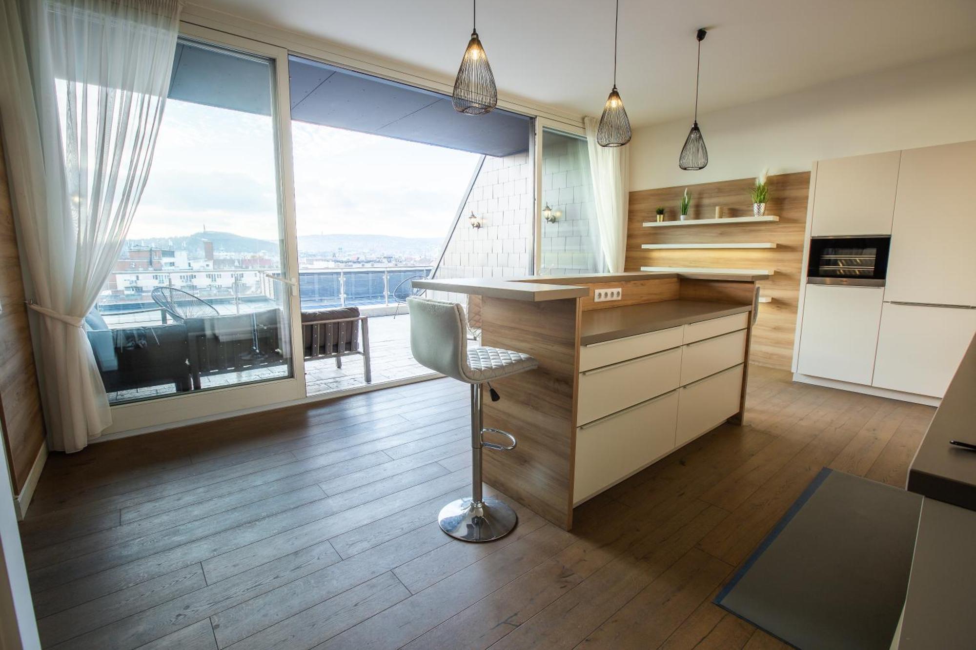 Zoya Luxury Residence ブダペスト 部屋 写真 A modern German kitchen