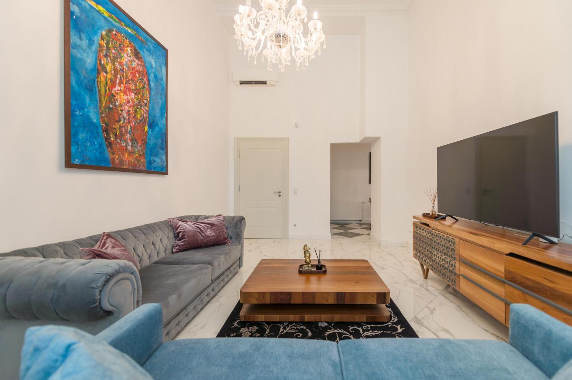 Zoya Luxury Residence ブダペスト エクステリア 写真 The living room