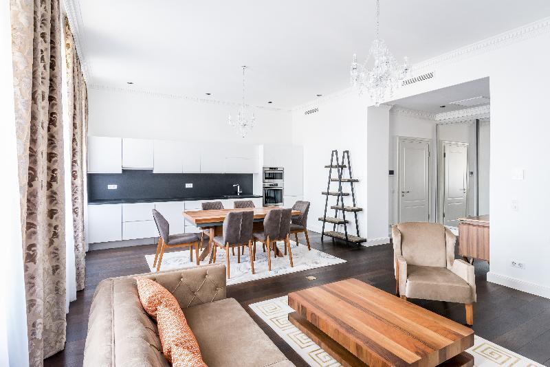 Zoya Luxury Residence ブダペスト エクステリア 写真 Interior of a serviced apartment in Berlin, Germany